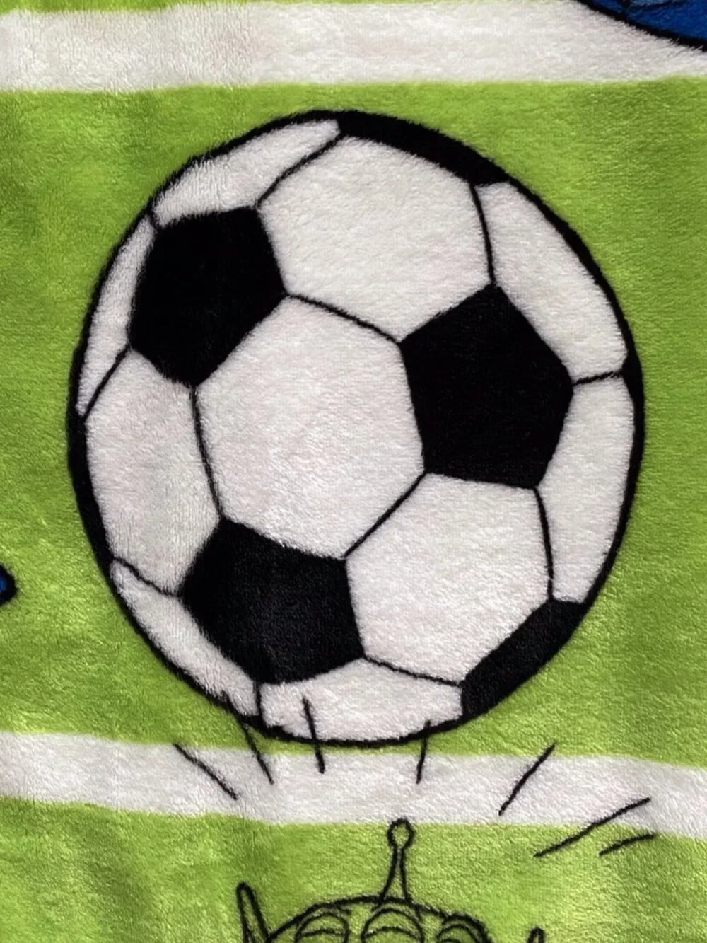 Disney Pixar Toy Story Throw Blanket The Claw Aliens & Soccer‎ Balls 50”X70” NEW